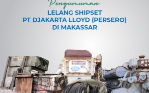 Pengumuman Lelang Shipset di Makassar